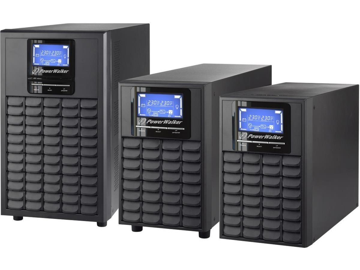 BlueWalker PW UPS VFI 1000C LCD UPS og UPS-batteri
