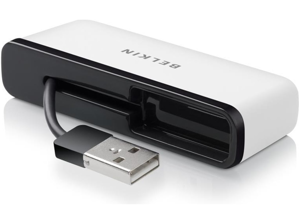 Belkin 4 port Travel-HUB Dockingstation og USB-hub