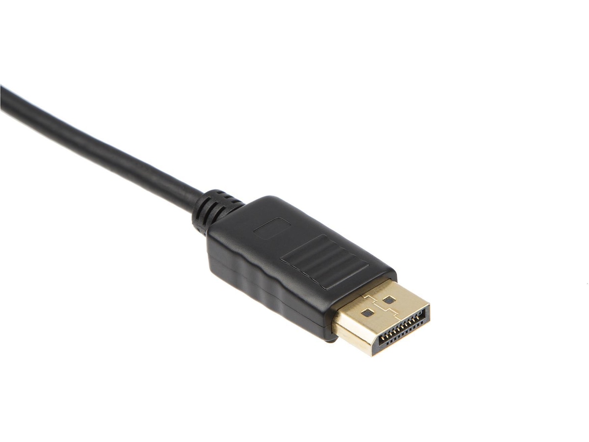 Displayport kabel 1m (sort) Monitor