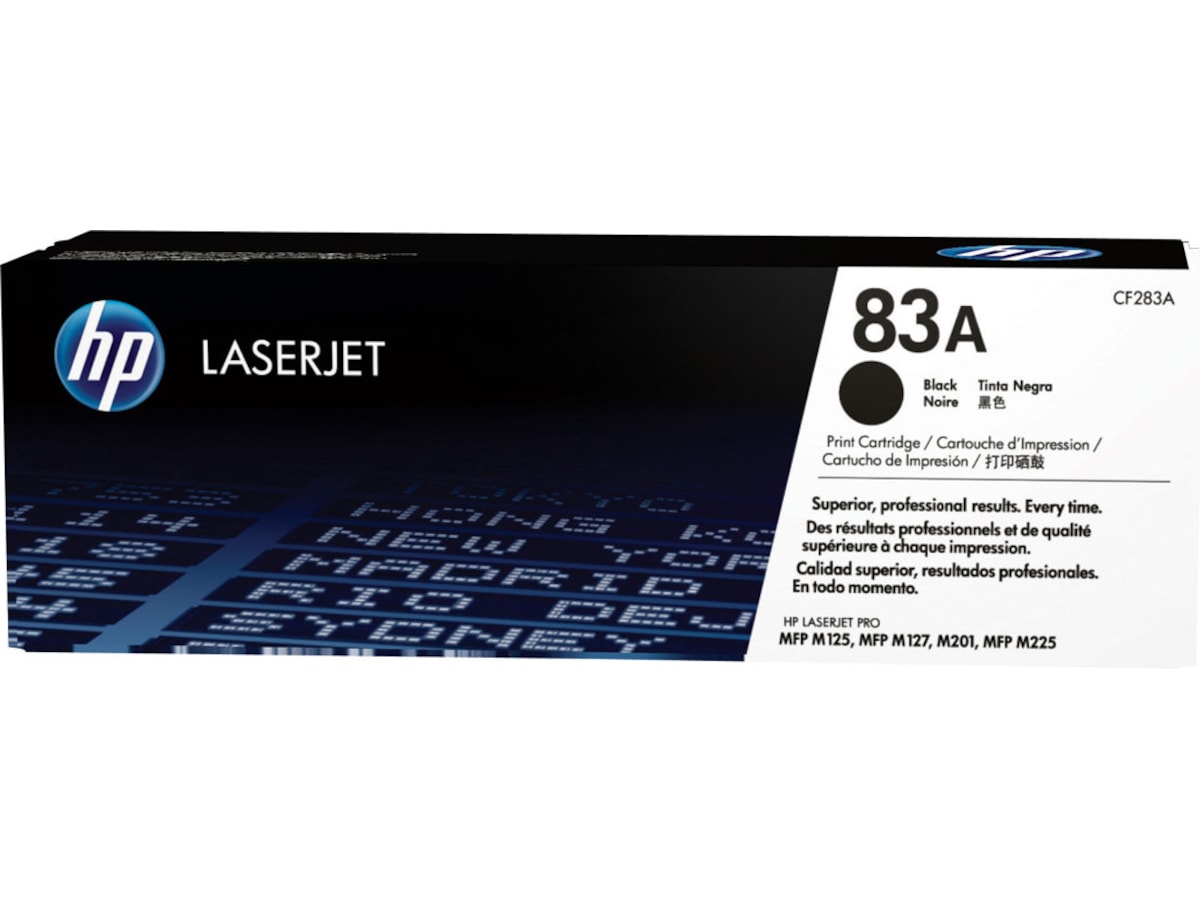 HP Toner 83A Sort Laser Toner