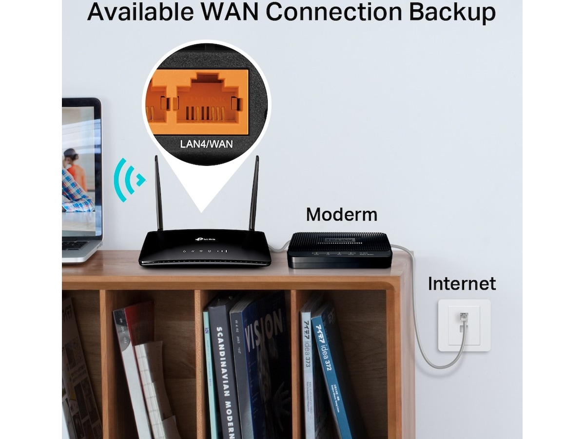 TP-Link Archer MR200 4G-Router Mobilt bredbånd