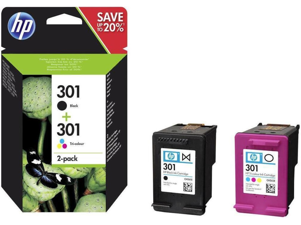 HP Blæk 301 Combopack Blækpatroner