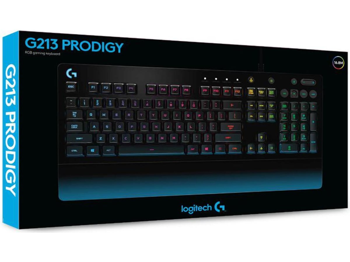 Logitech G213 Prodigy Gaming Tastatur (sort) Gamingkeyboard