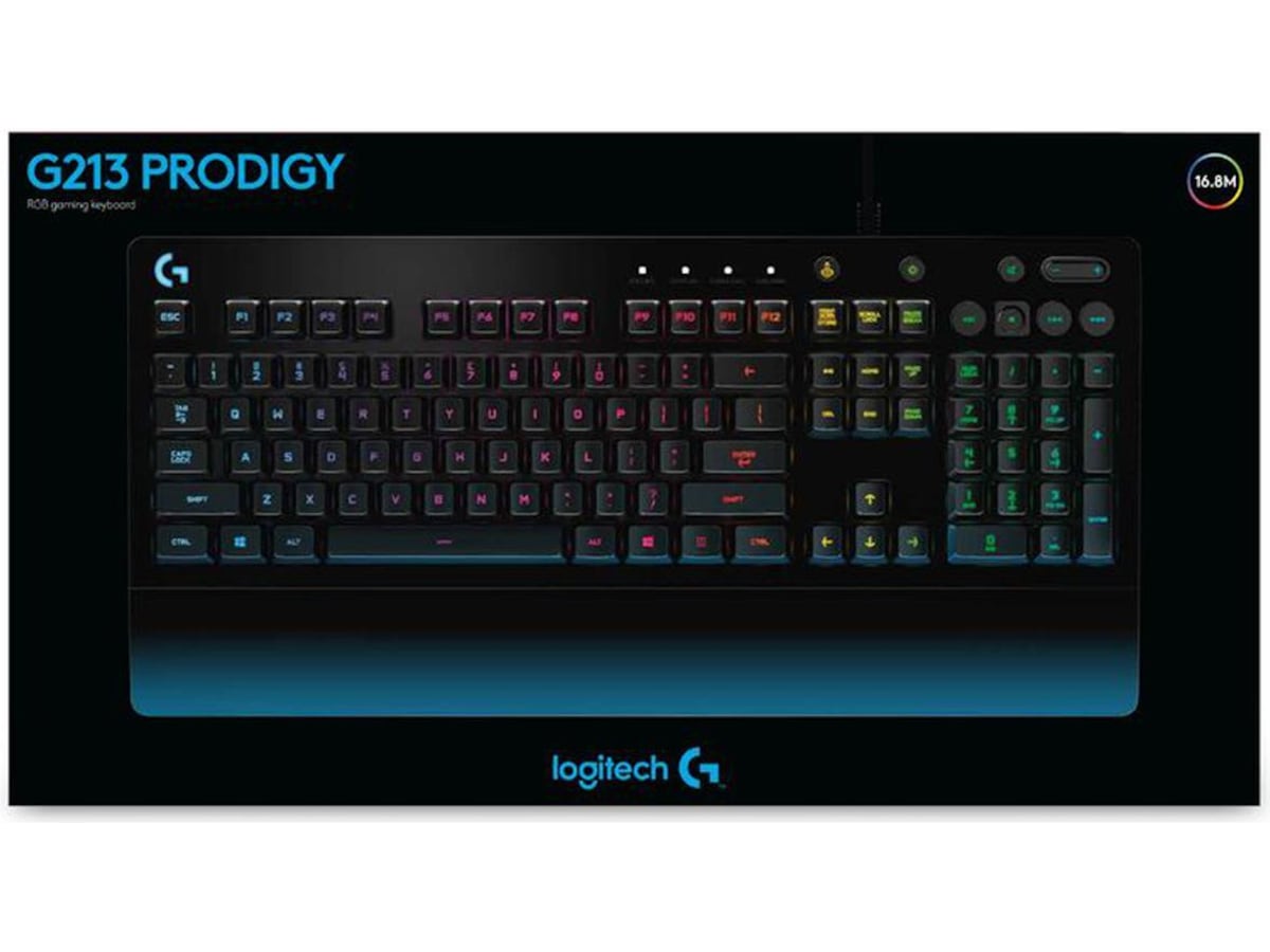 Logitech G213 Prodigy Gaming Tastatur (sort) Gamingkeyboard