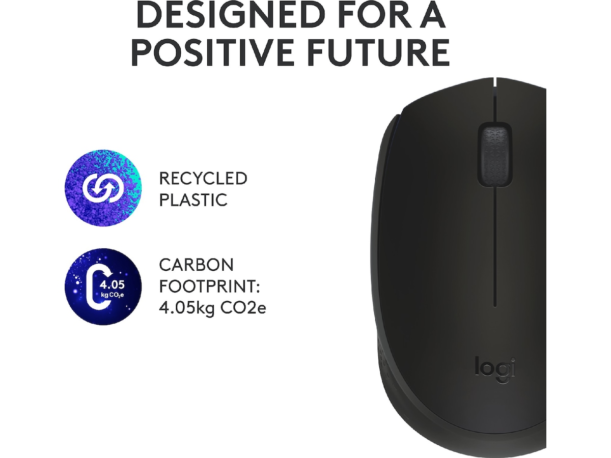 Logitech M171 Trådløs Mus Sort Mus