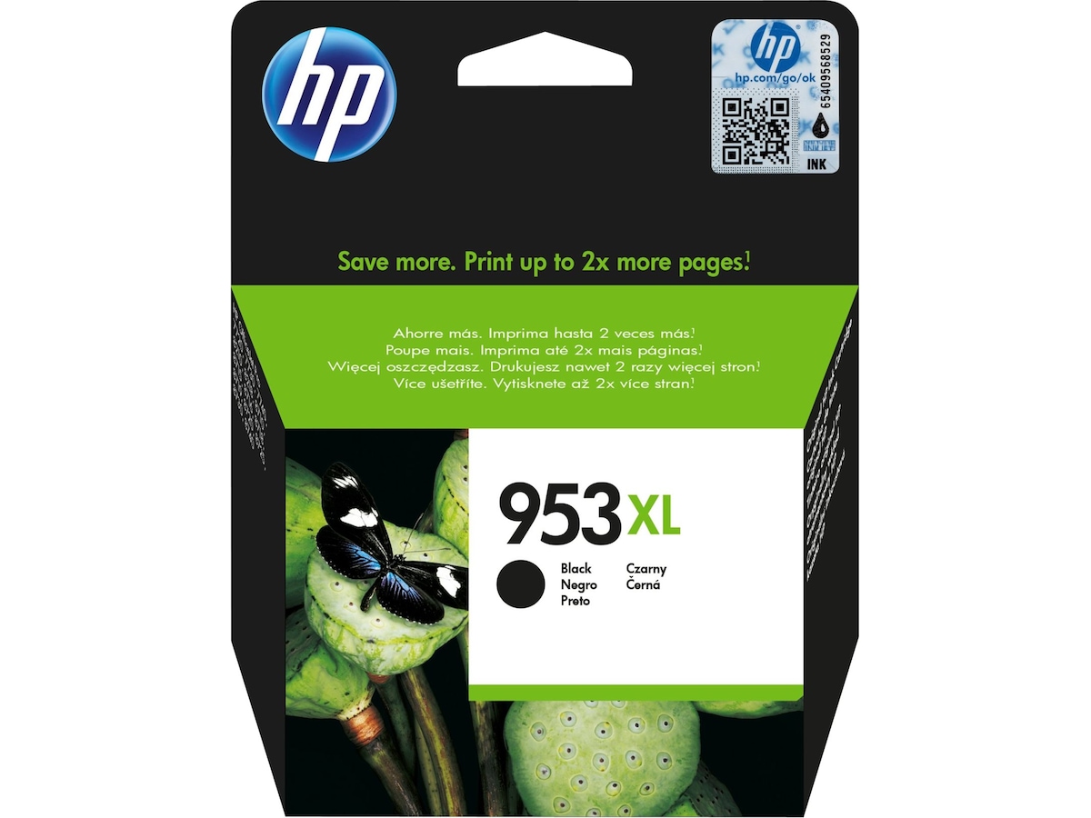 HP Blæk 953XL Sort Blækpatroner