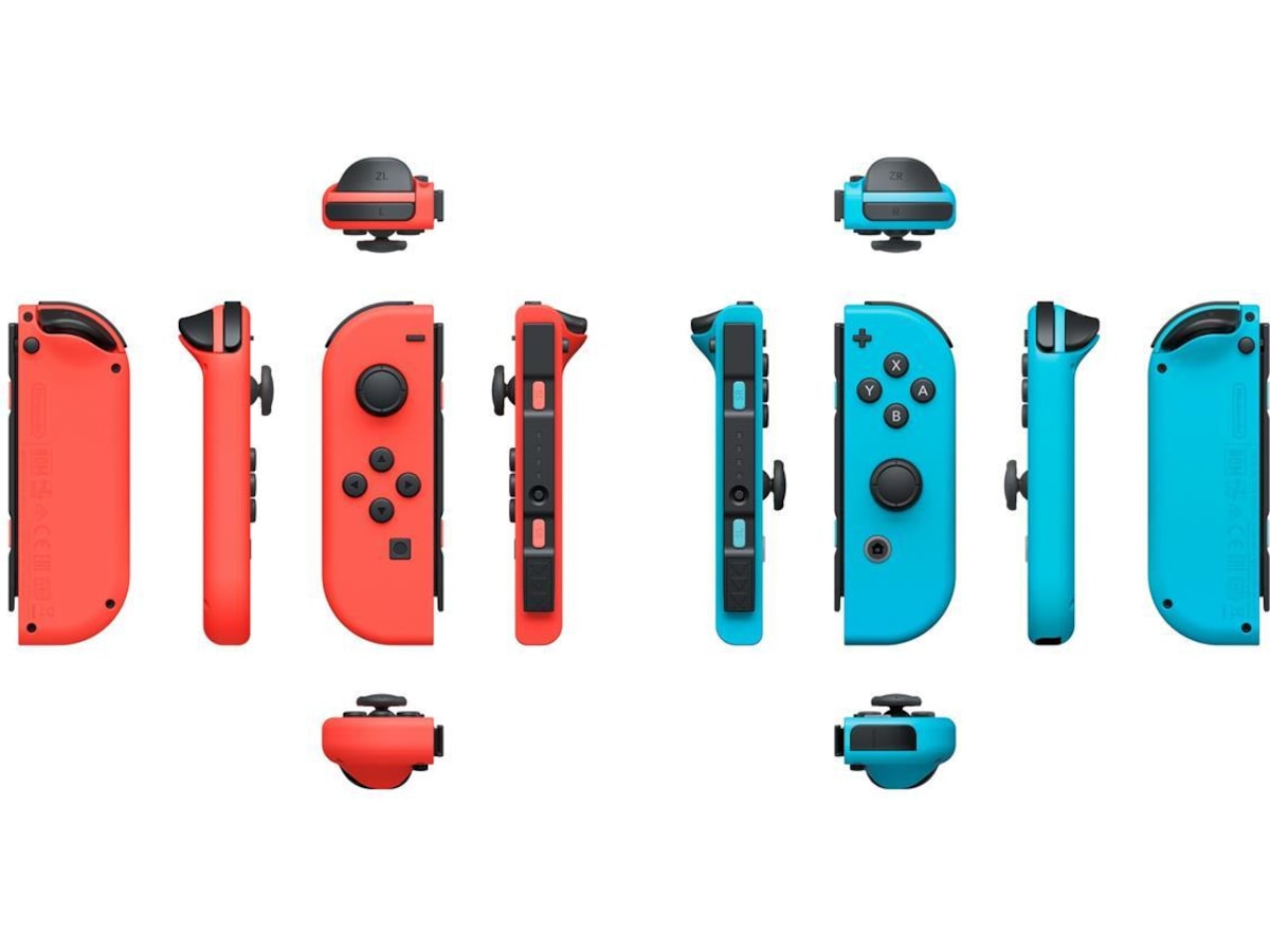 Nintendo Switch Joy-Con (Neon Red/Neon Blue) Tilbehør til spilkonsoller