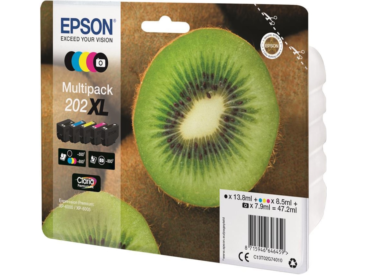 Epson 202XL Multipack (5clr) Blækpatroner
