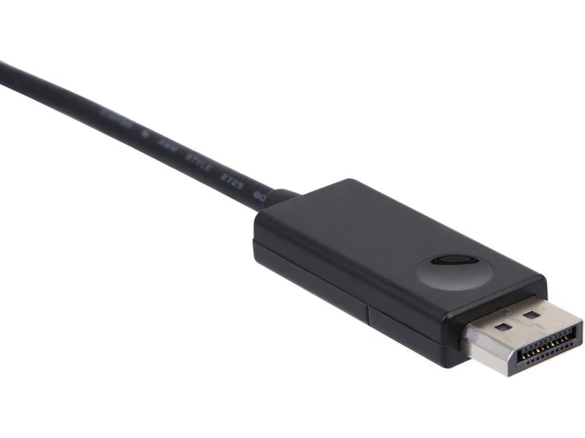 USB-C til Displayport kabel 2m (sort) Monitor