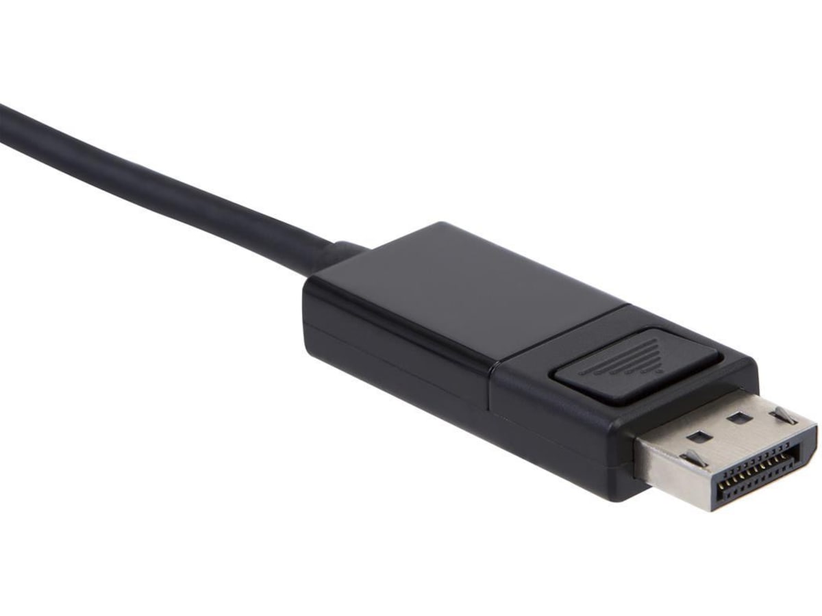 USB-C til Displayport kabel 2m (sort) Monitor