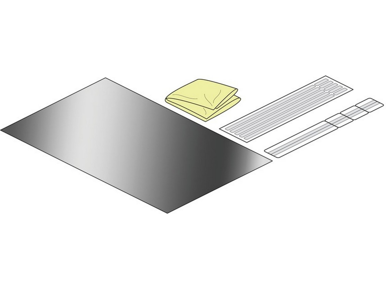 Kensington 14" aftageligt privacy skærmfilter Skærmbeskyttelse tablet