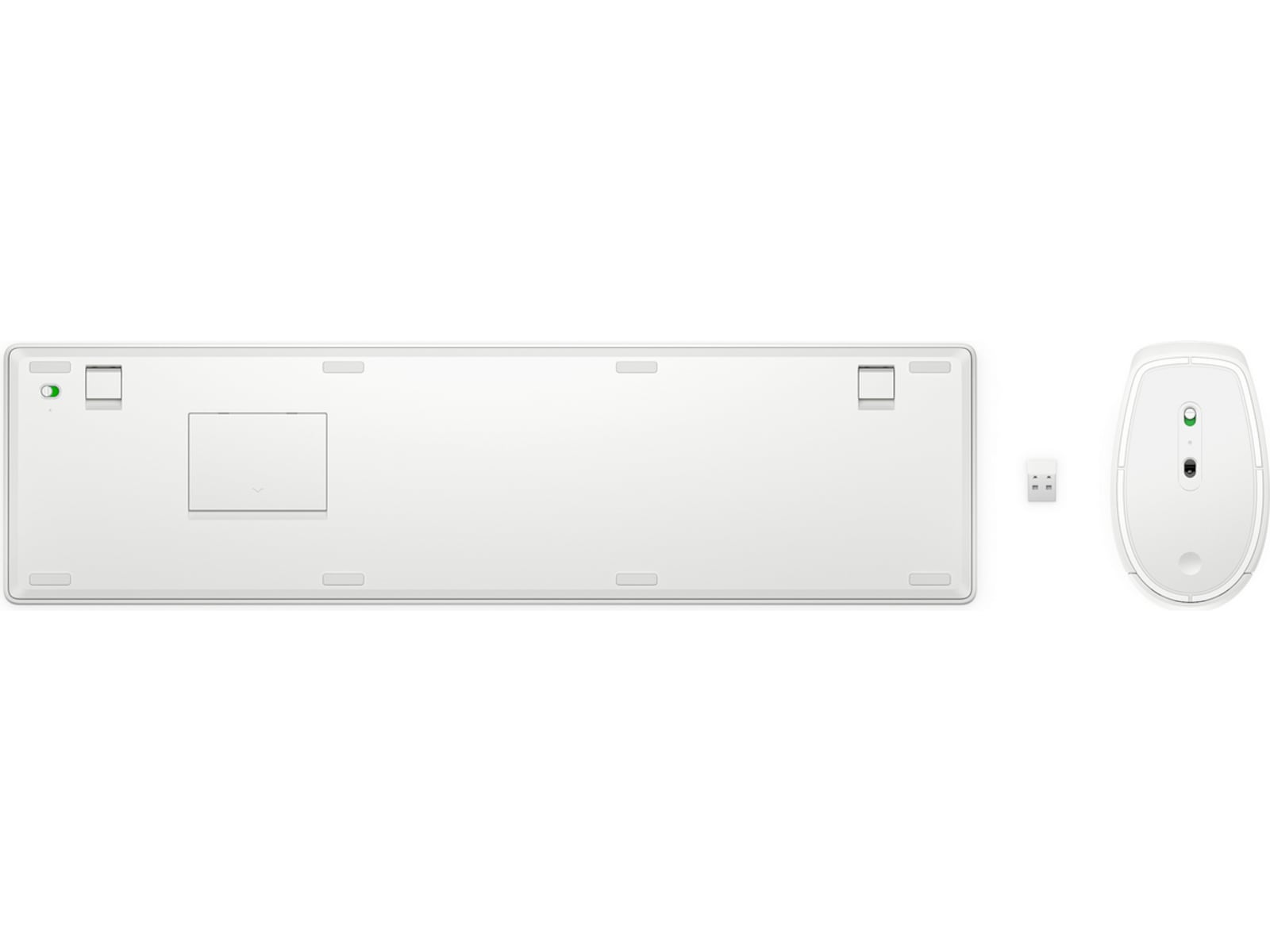 HP 650 kombineret trådløst tastatur og mus (hvid) Keyboards