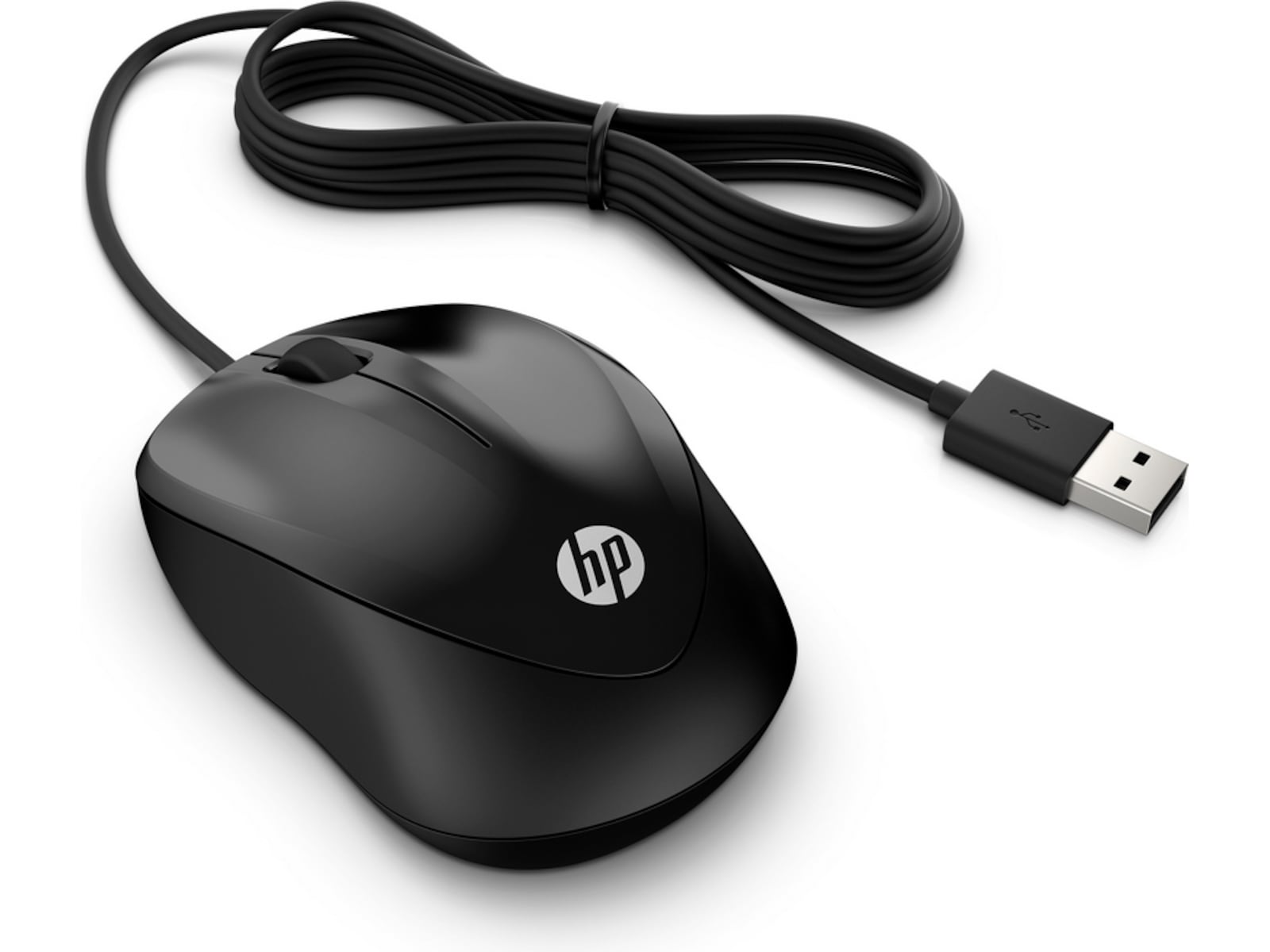 HP 1000 Wired mus (sort) Mus