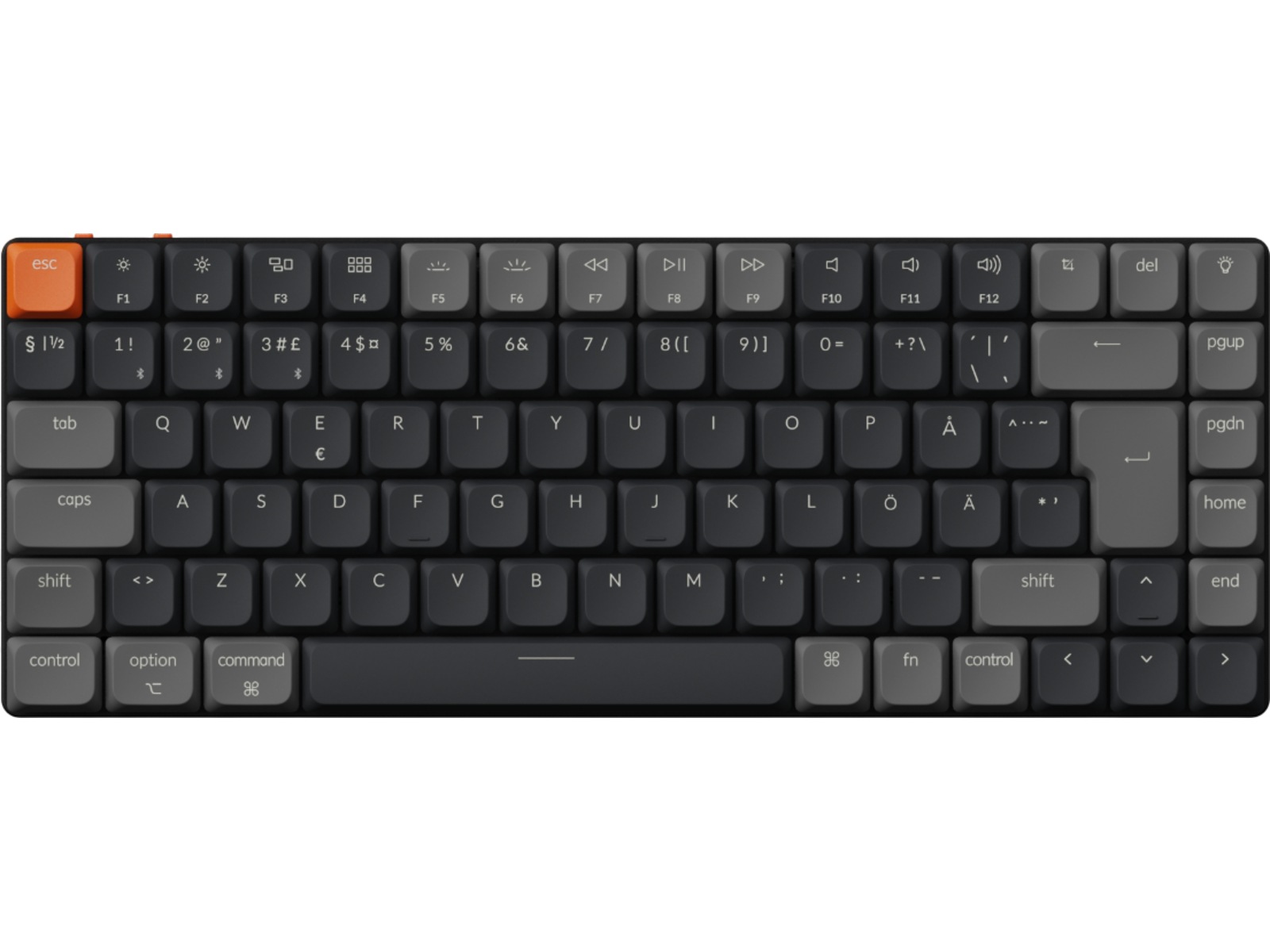 Keychron K3 V3 RGB Aluminium Hot Swap QMK Low Profile 2.0 Red trådløst tastatur Gamingkeyboard