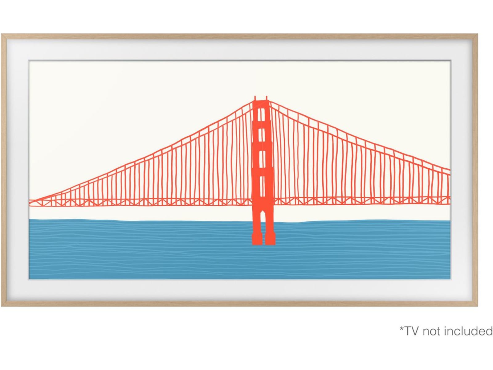 Samsung 85" ramme til The Frame (2021-2024, teak) TV-rammer & tilbehør
