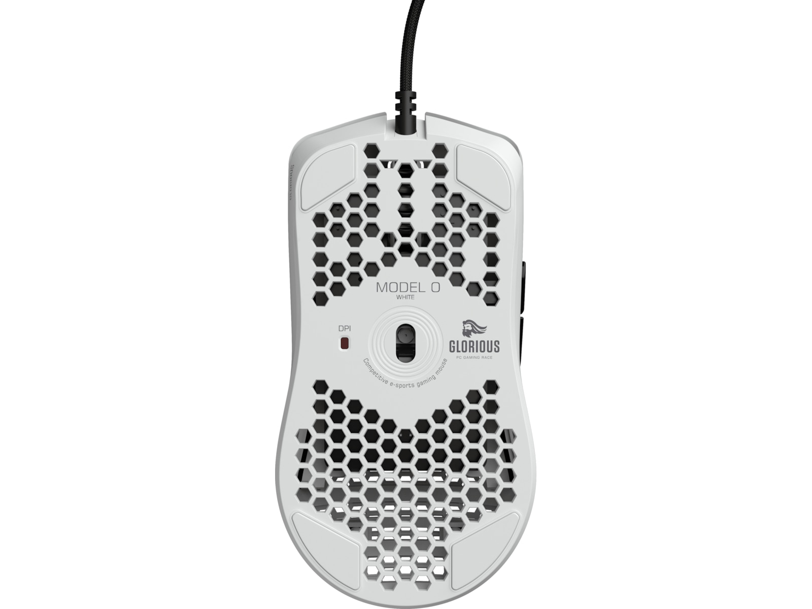 Glorious Model O Gamingmus (mat hvid) Gamingmus