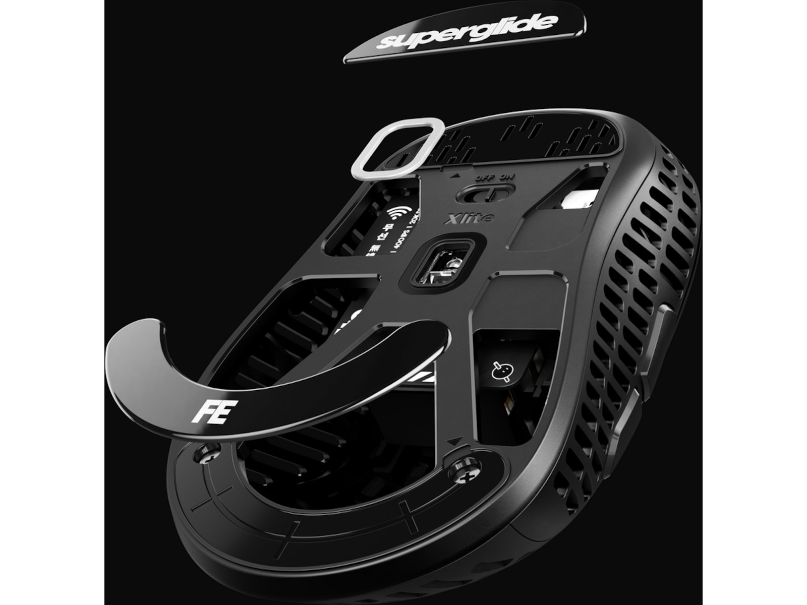 Pulsar Superglide Type-C Xlite Series (sort) Tilbehør til gaming tastatur og mus