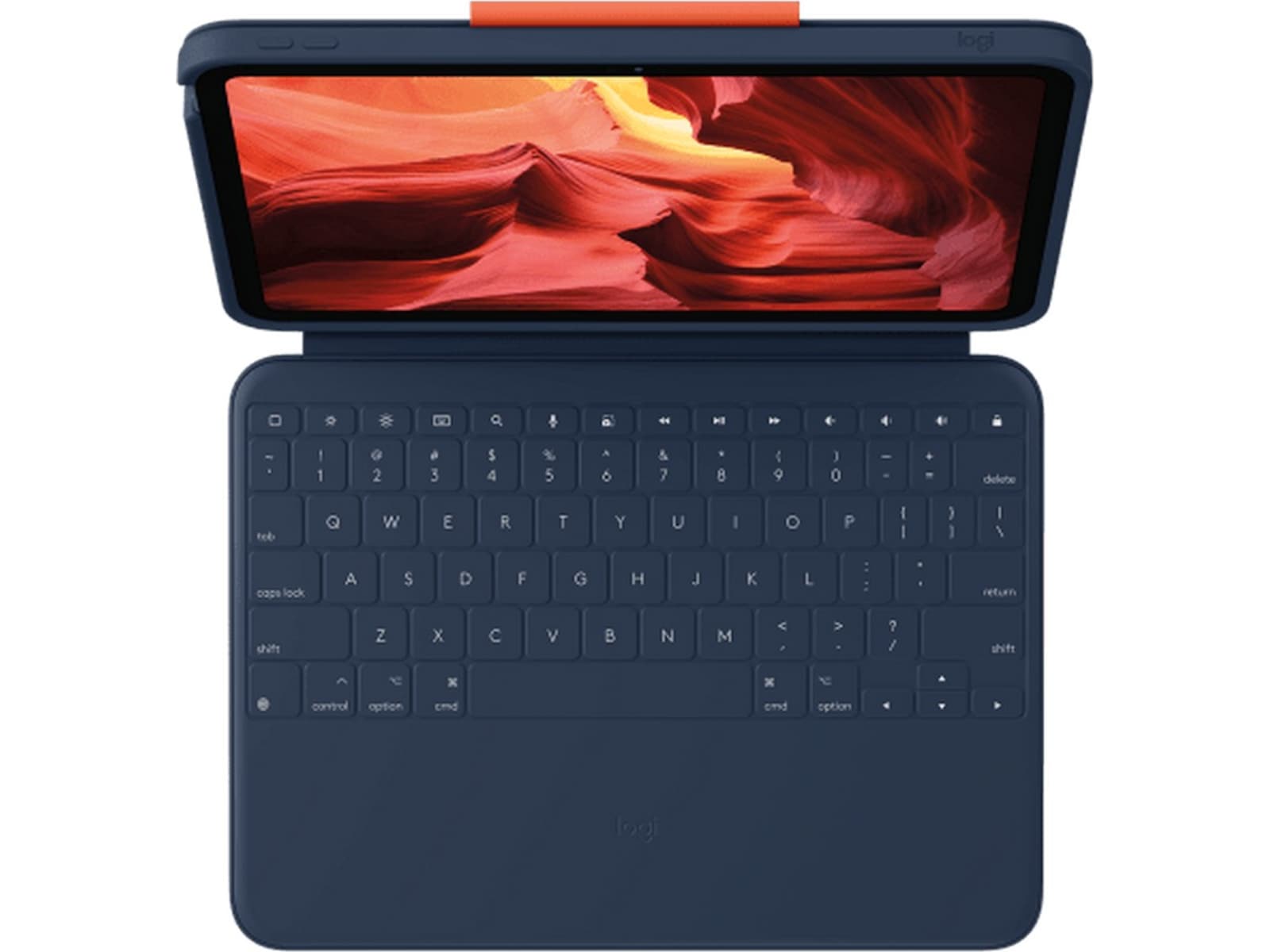 Logitech iPad 10,9" / 11" Rugged Combo 4 Keyboard Cover (blå) Tastatur og stylus