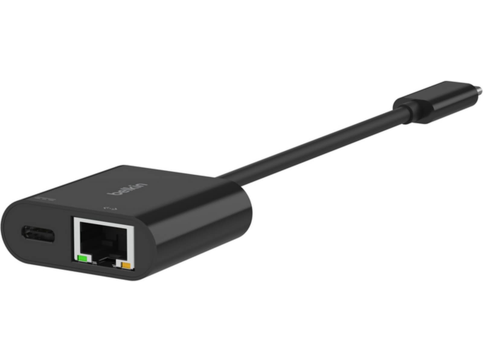 Belkin USB-C til Ethernet Adapter 20cm (sort) Kabeladaptere og overgange