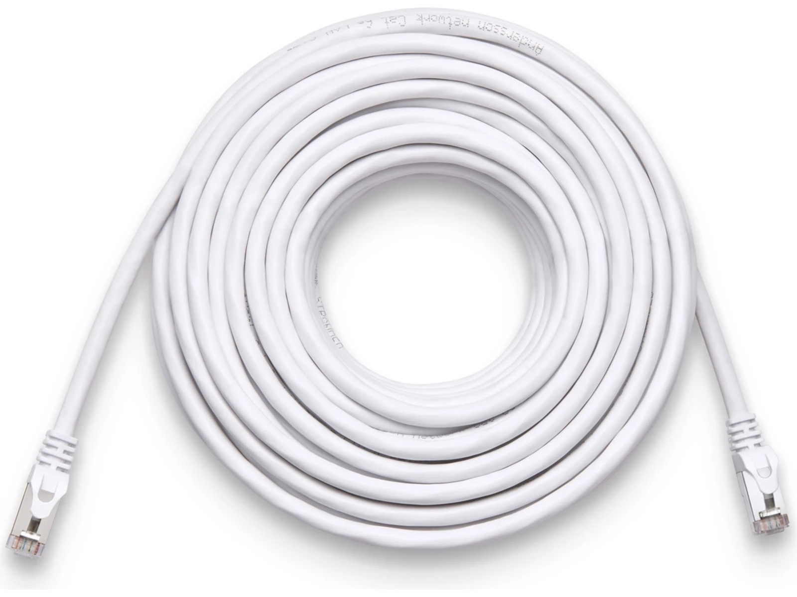 Nætverkskabel CAT6e 30m (hvid) Netværk