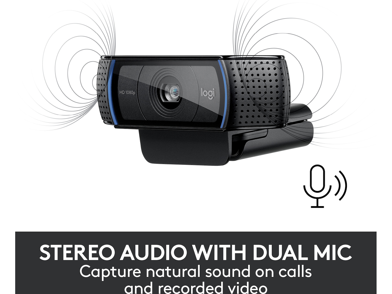 Logitech C920e HD 1080p Webcam - BLK - WW Webkameraer