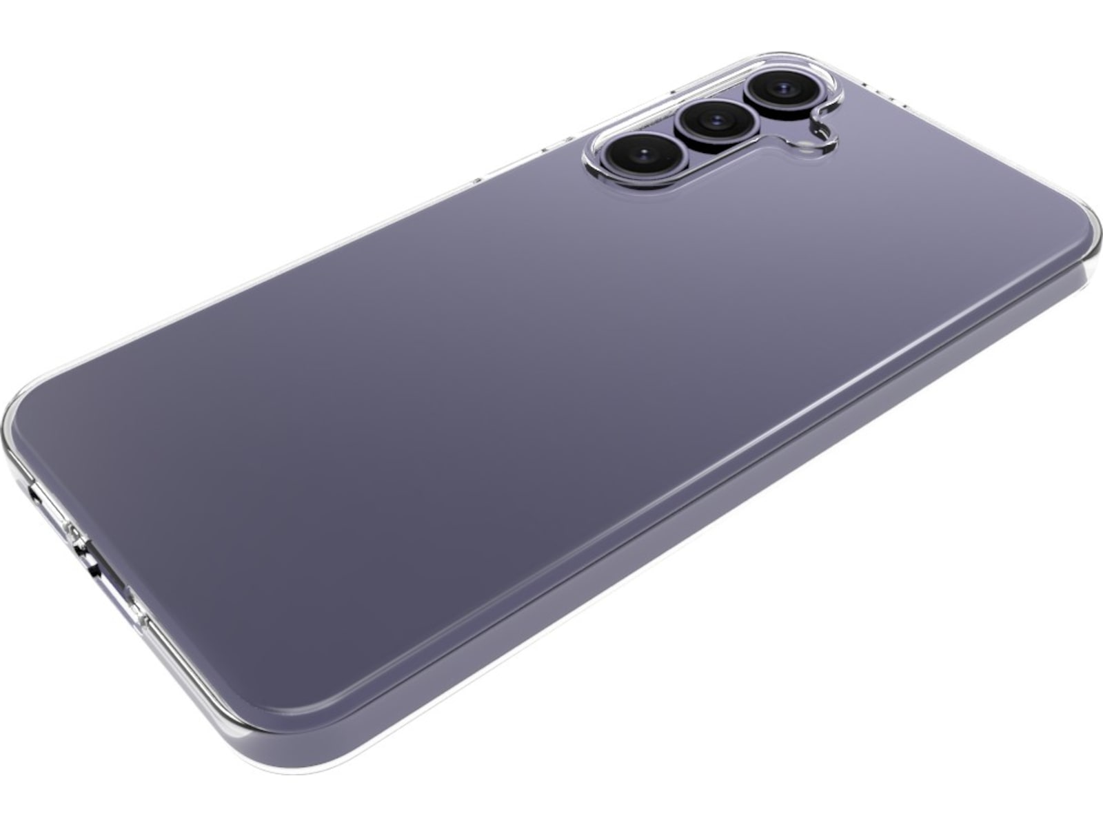 iiglo Galaxy S24 FE Silikone coverr (gennemsigtig) Mobilcover