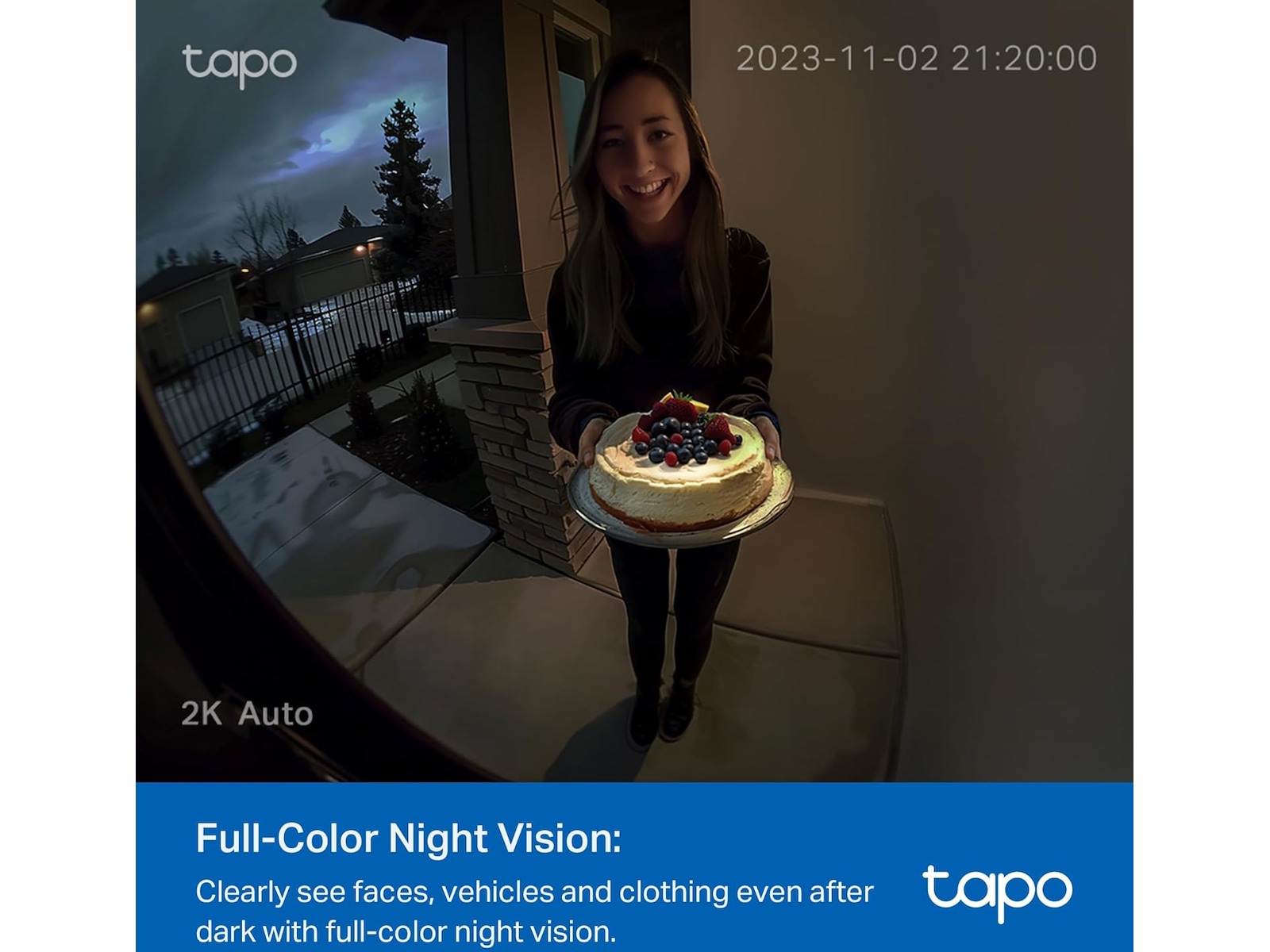 TP-Link Tapo D210 dørklokkekamera Dørklokker