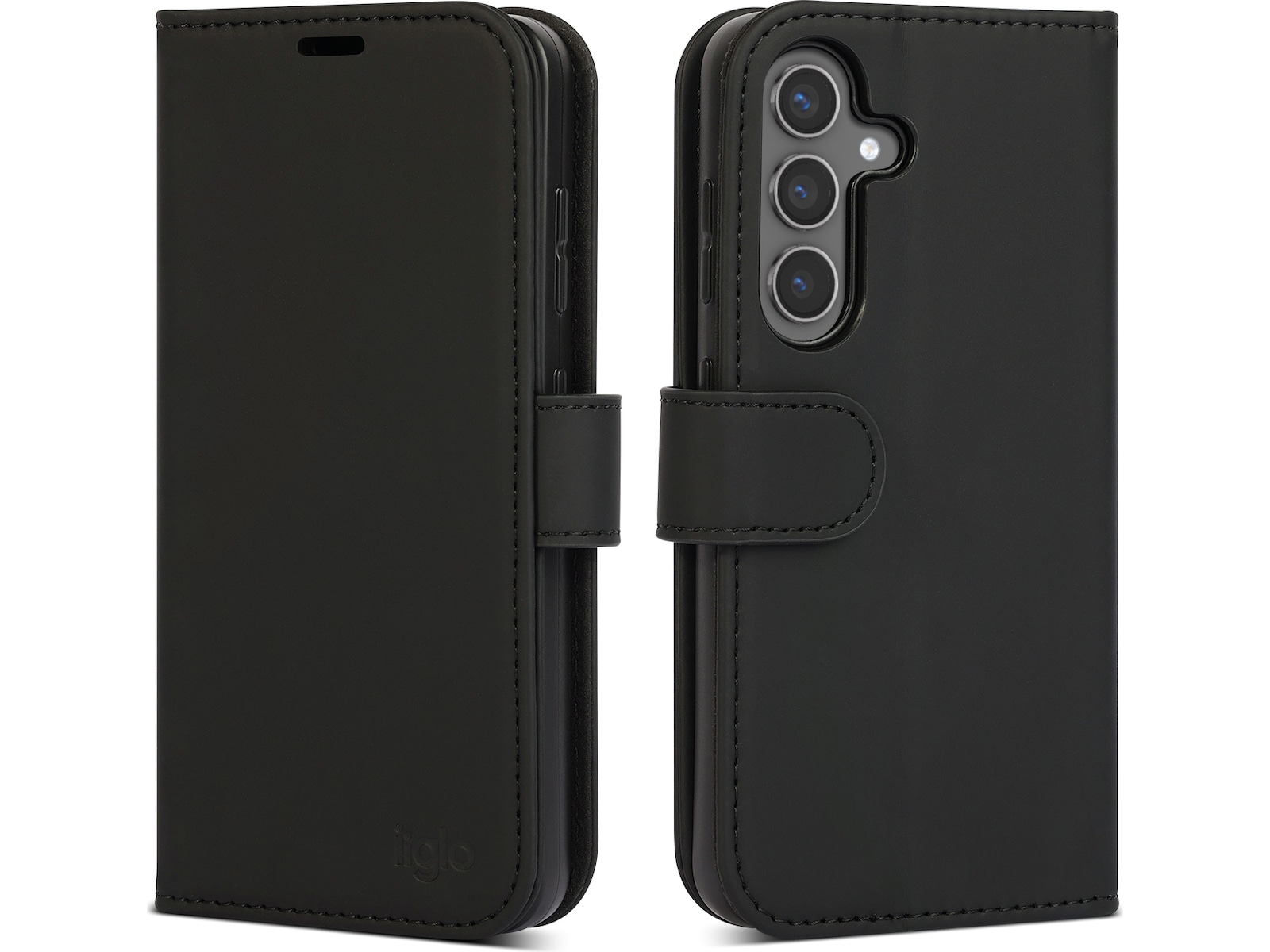 iiglo Galaxy S25 Wallet cover (sort) Mobilcover