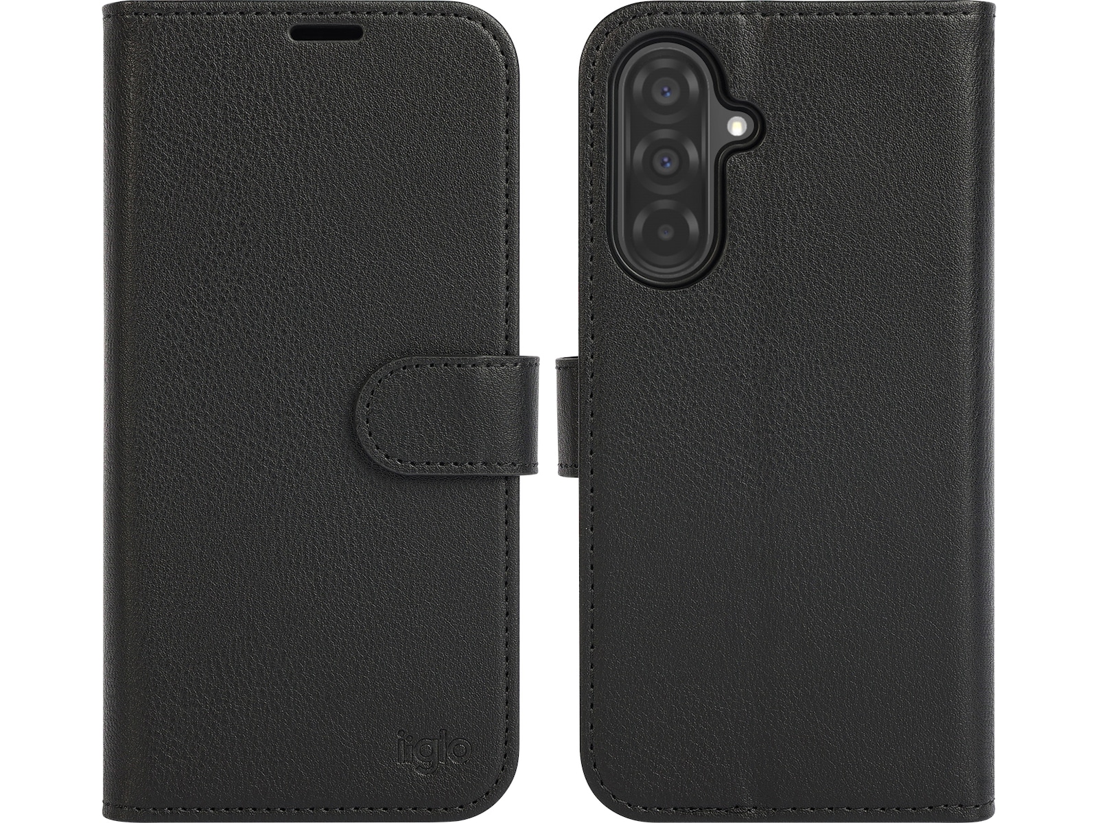 iiglo Galaxy A36 2-i-1 Wallet cover (sort) Mobilcover