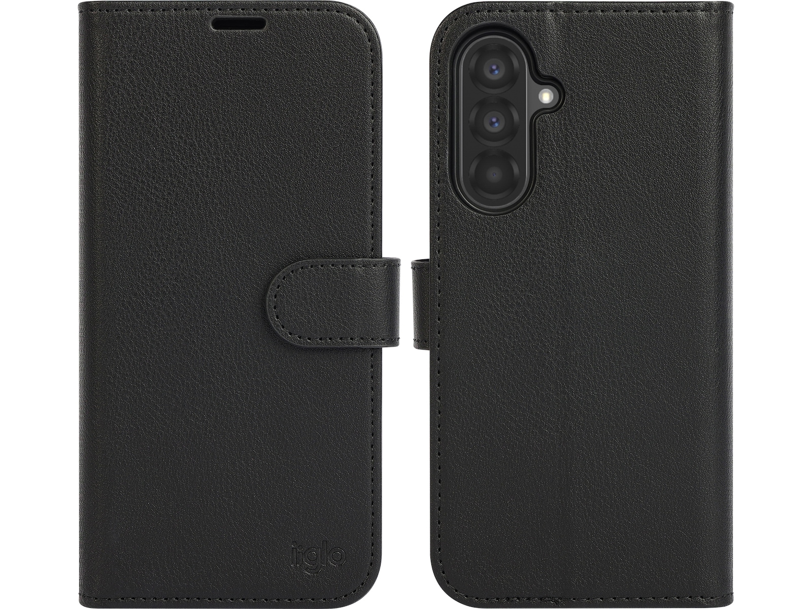 iiglo Galaxy A56 2-i-1 Wallet cover (sort) Mobilcover