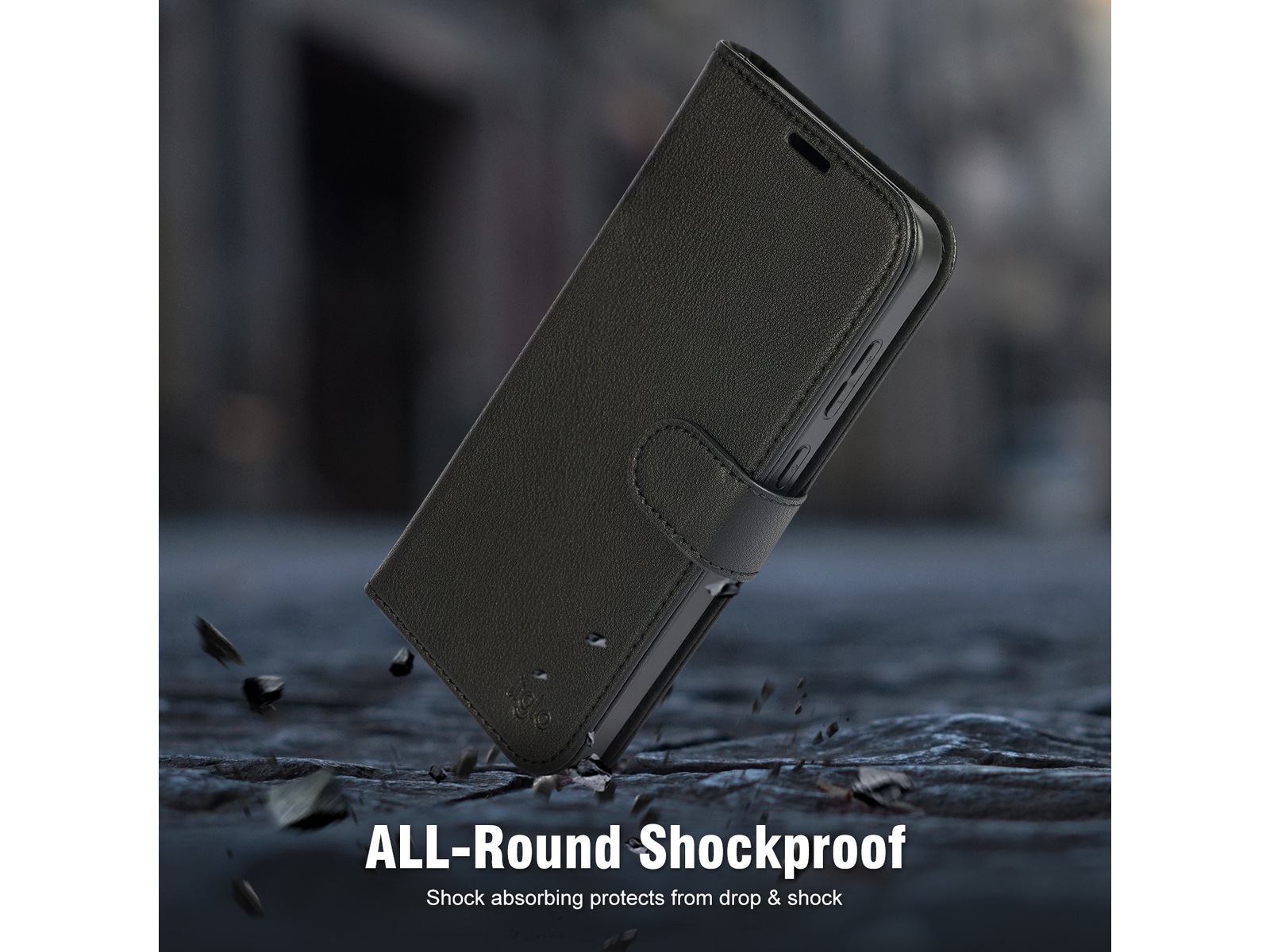 iiglo Galaxy A56 2-i-1 Wallet cover (sort) Mobilcover