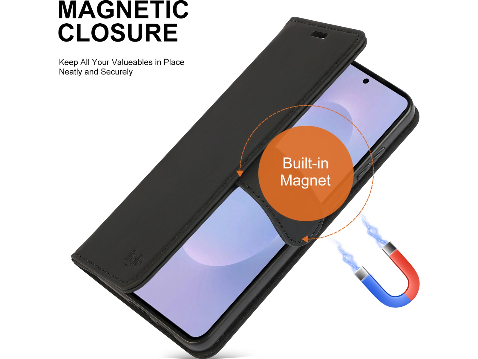 iiglo Galaxy S25 Edge Wallet cover Mobilcover