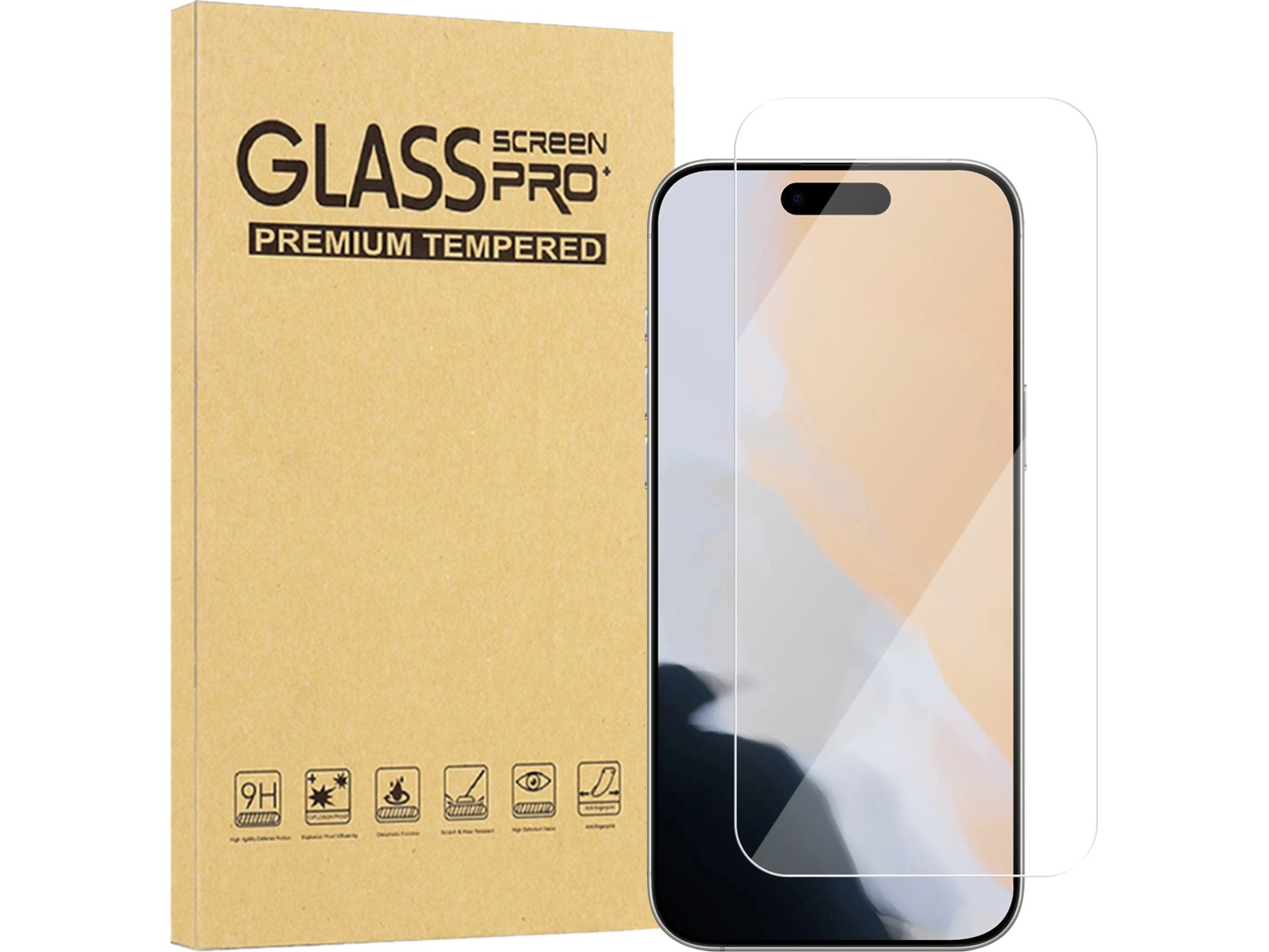 iiglo iPhone Air skærmbeskytter Skærmbeskyttelse mobiltelefon