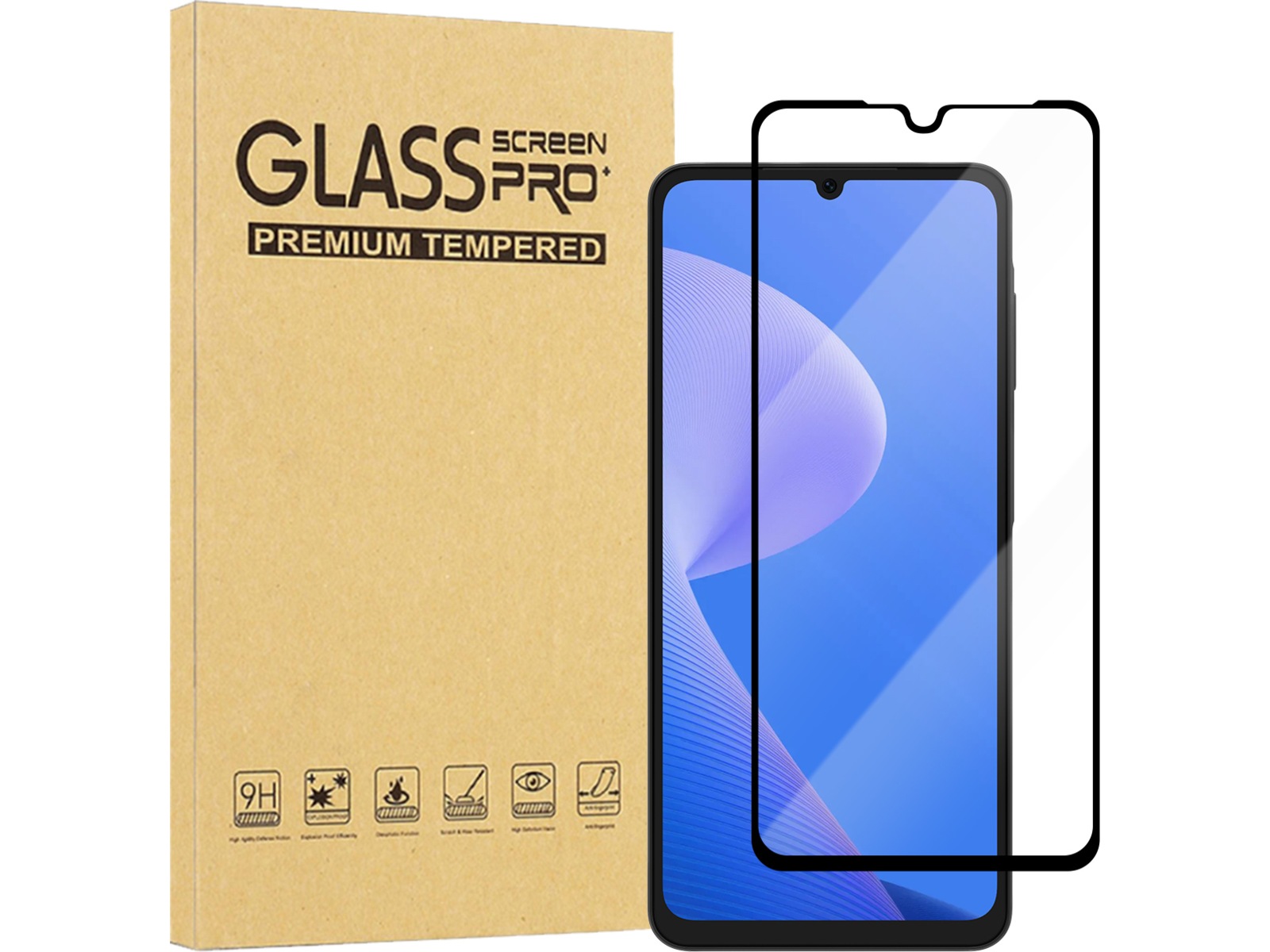 iiglo Galaxy A07 / A06 / A05S skærmbeskytter Skærmbeskyttelse mobiltelefon