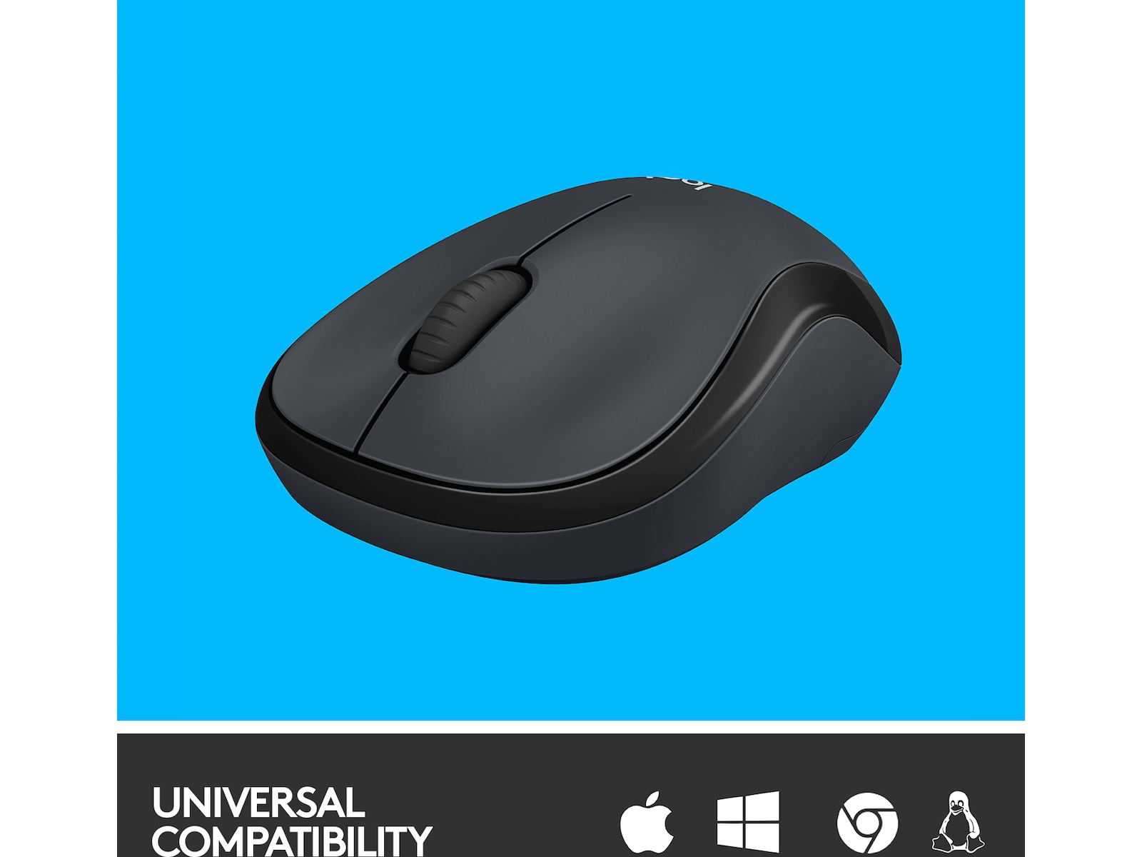 Logitech M220 Silent trådløs Computermus, Sort Mus