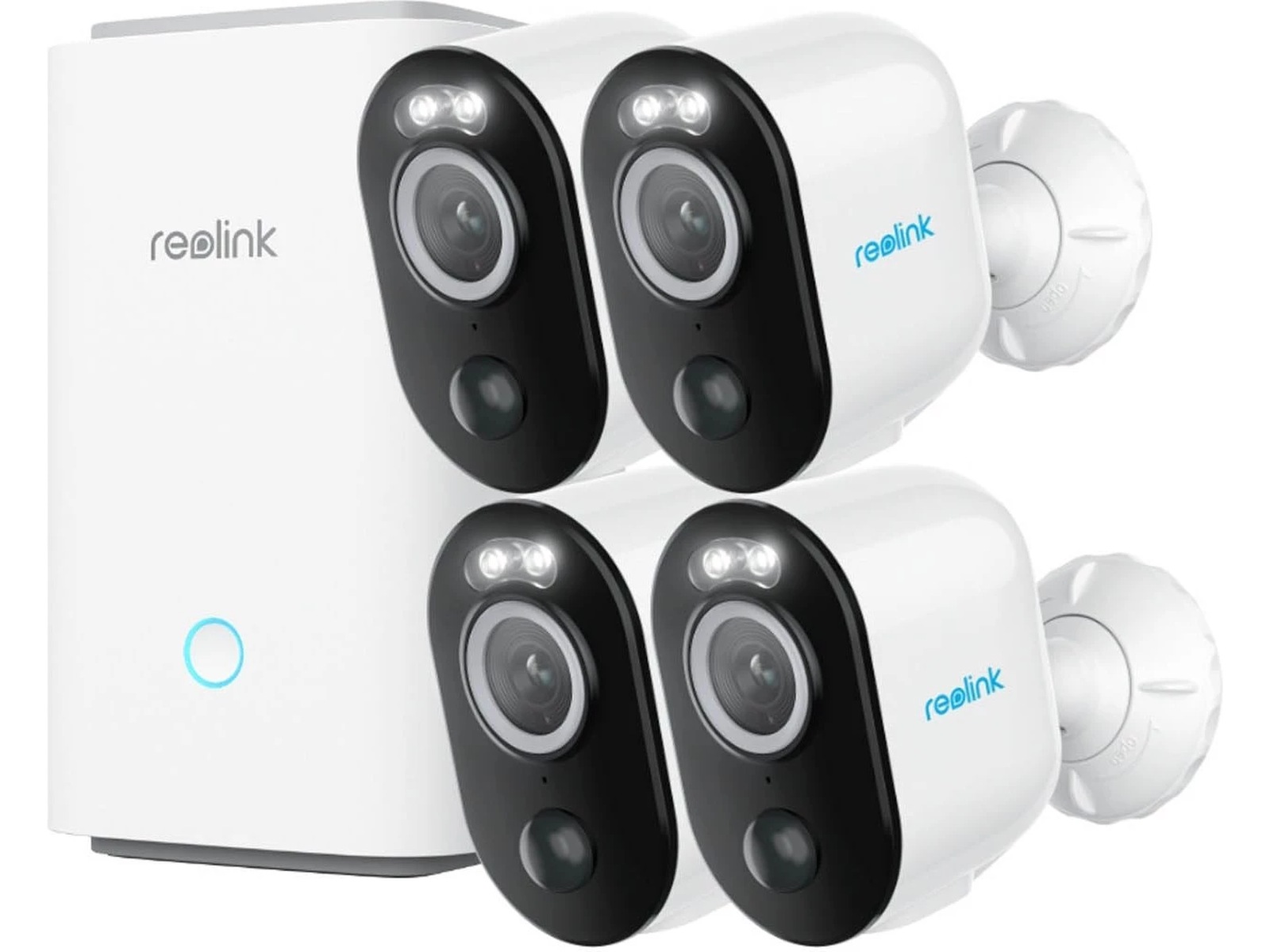Reolink Home Hub med 4x Argus 3 pro kamera Overvågningskameraer