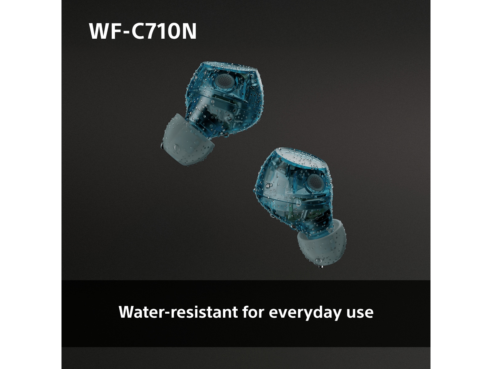 Sony WF-C710N Trådløse høretelefoner, Earbuds med mikrofon (blå) In-ear høretelefoner