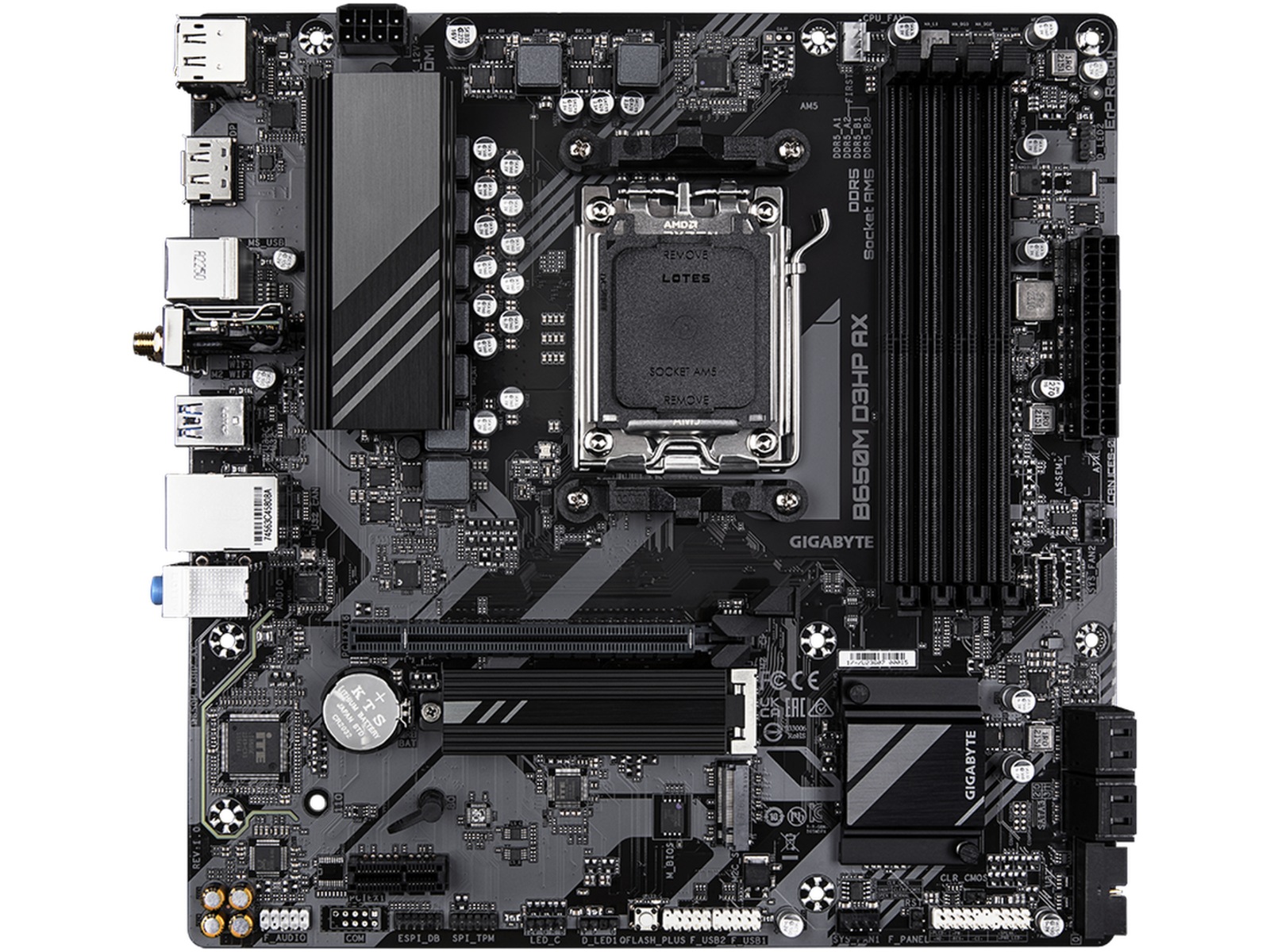 Gigabyte B650M D3HP AX Bundkort AMD Socket