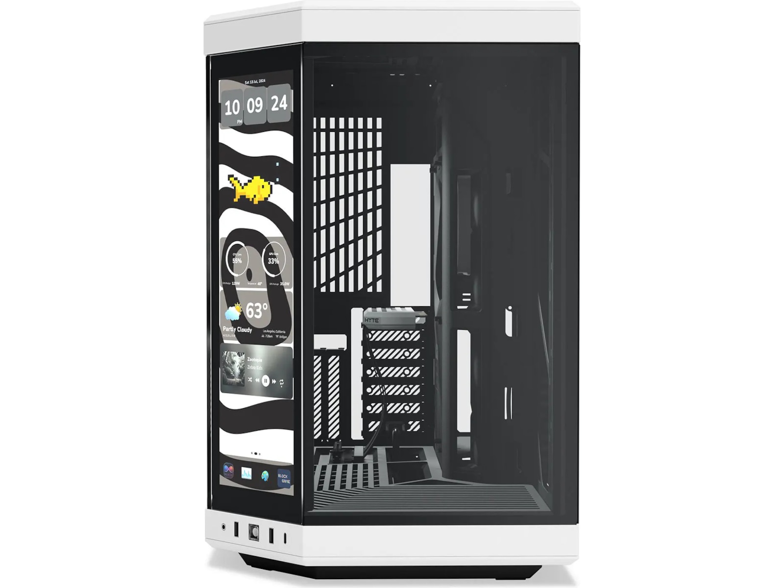 HYTE Y70 Touch Infinite 14,5" Mid Tower (panda) Midi Tower