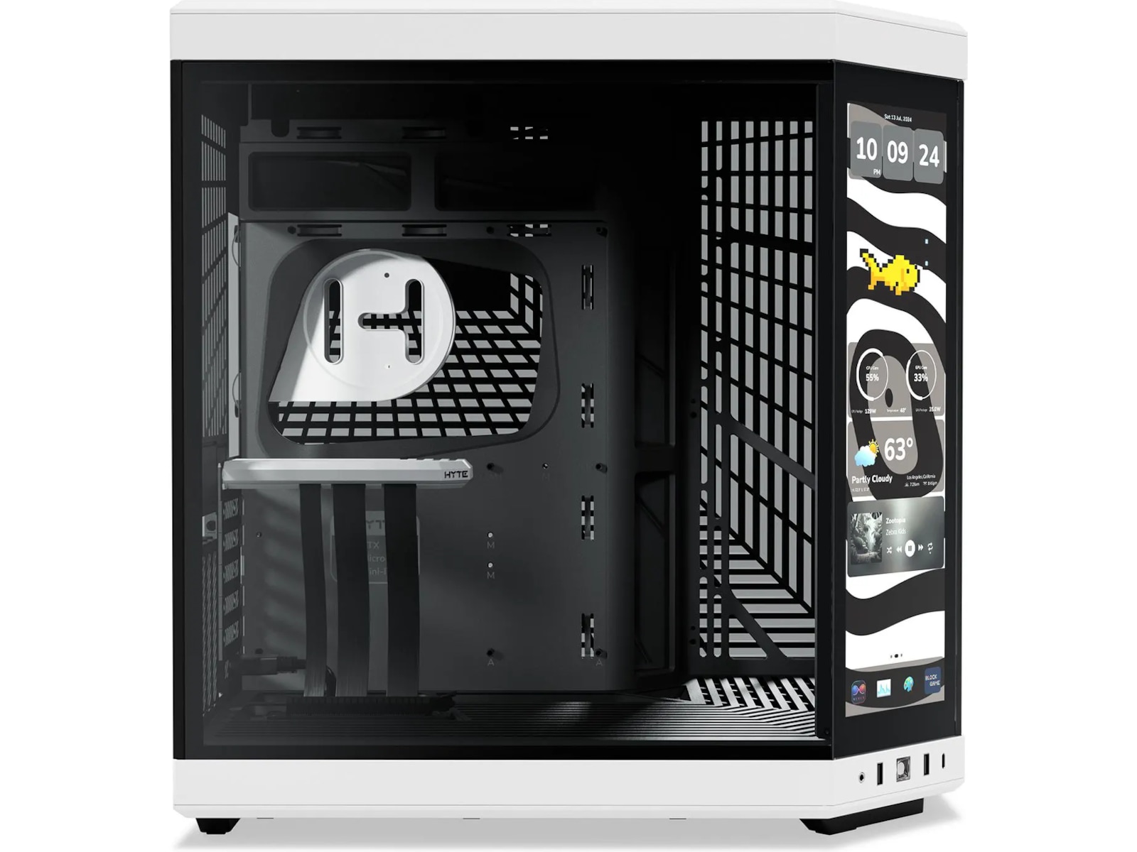 HYTE Y70 Touch Infinite 14,5" Mid Tower (panda) Midi Tower