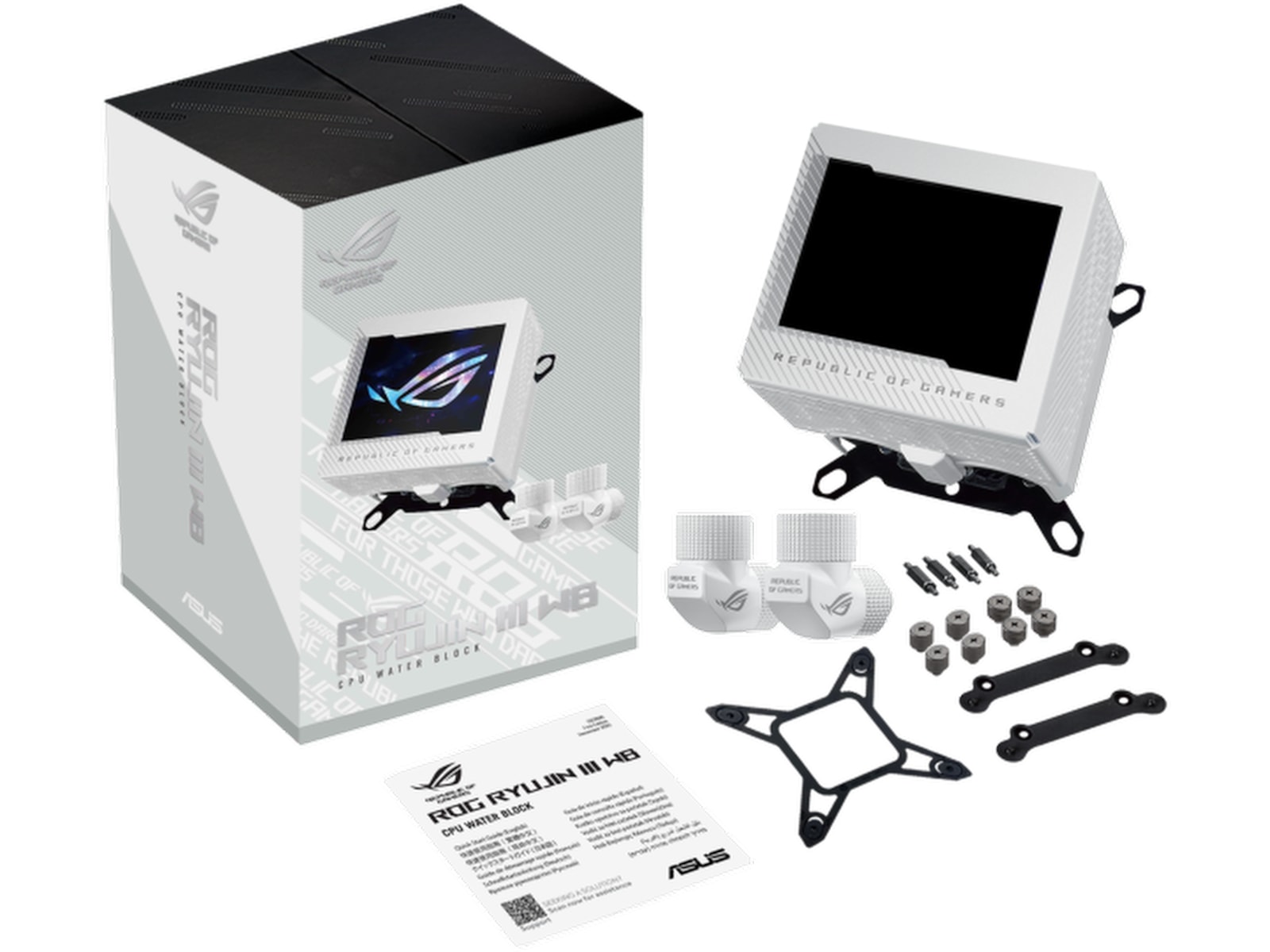 Asus ROG Ryujin III WB (hvidt) Tilbehør