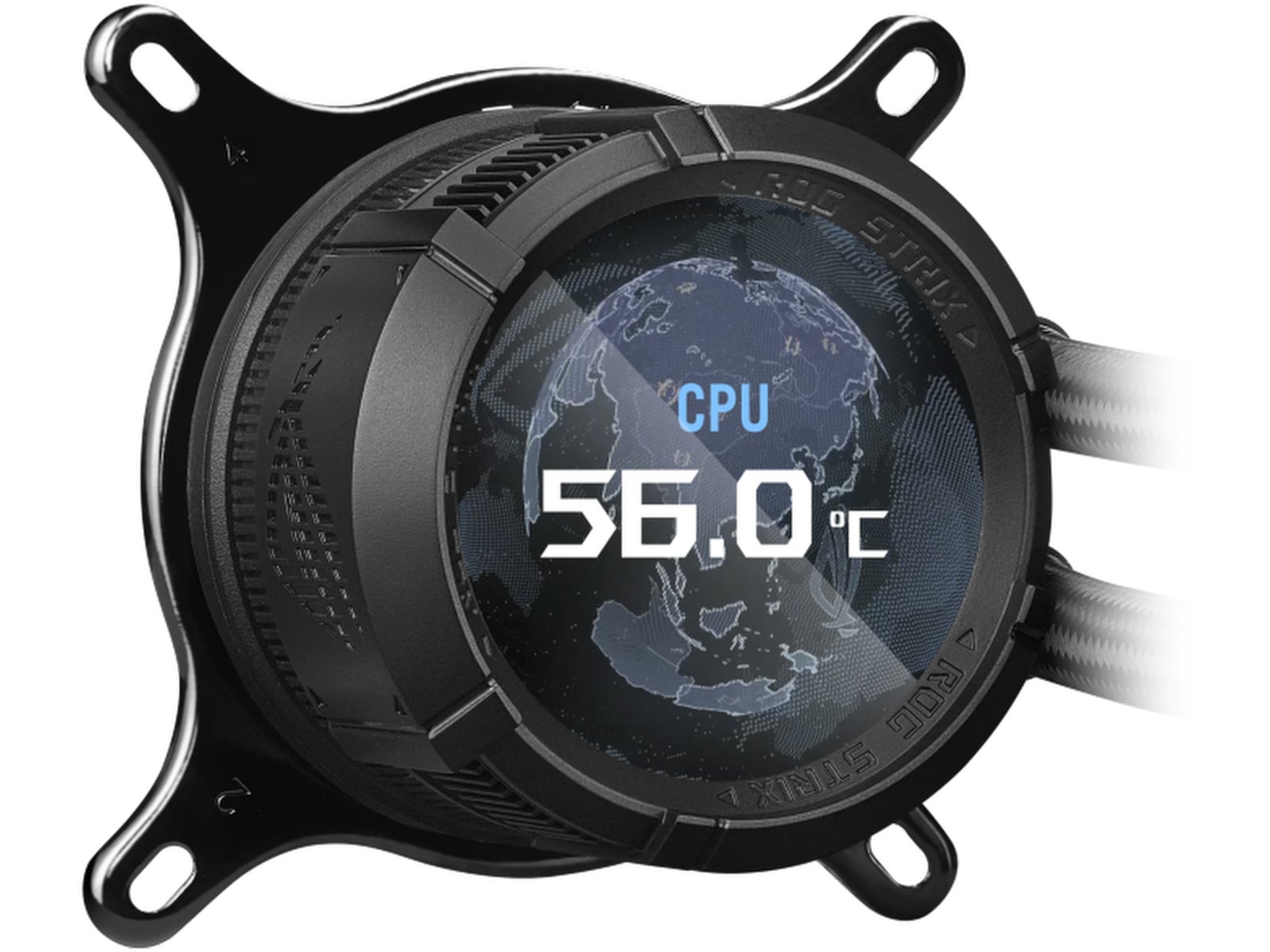 Asus ROG Strix LC III 360 ARGB LCD Køler (sort) CPU - Vandkøling