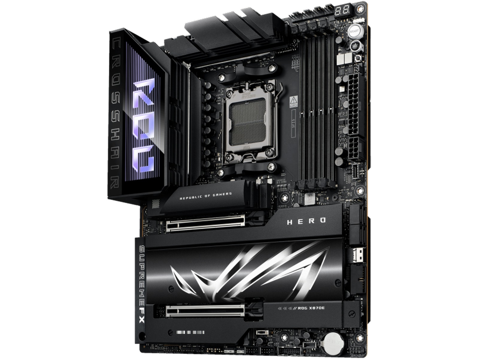 ASUS ROG Crosshair X870E Hero Bundkort AMD Socket