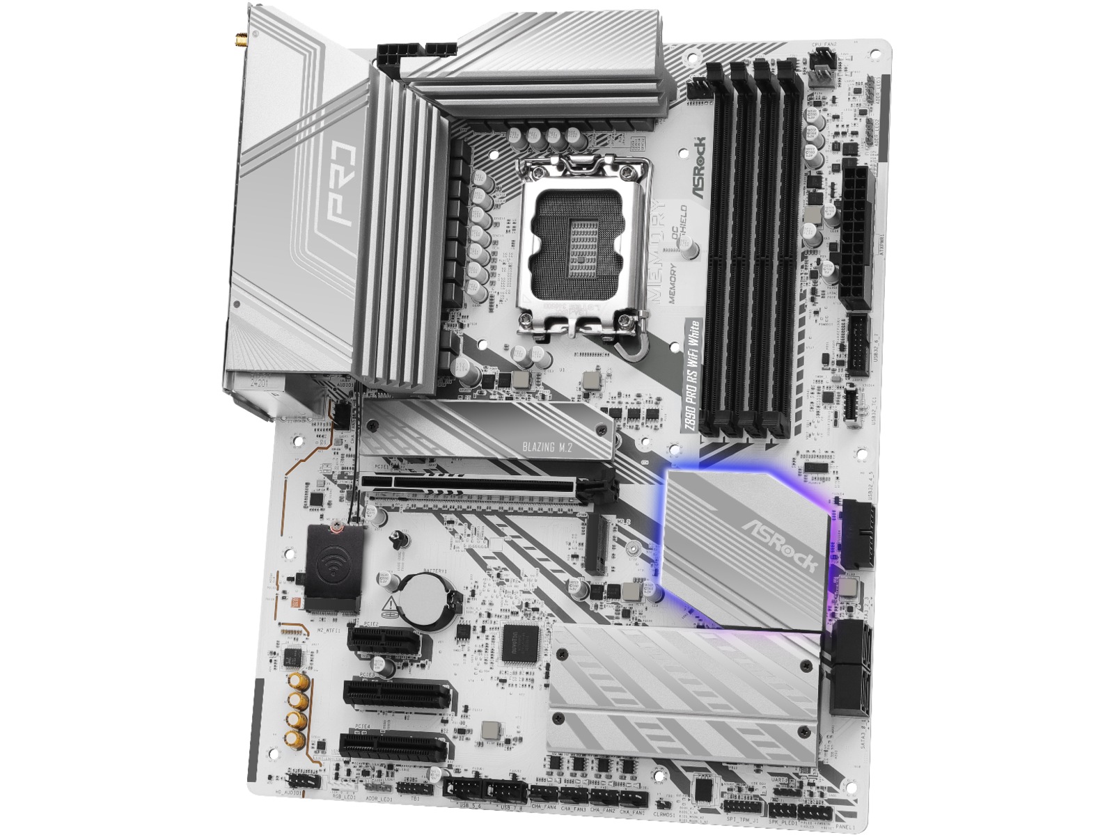 ASRock Z890 PRO RS WIFI Bundkort (hvidt) Intel Socket