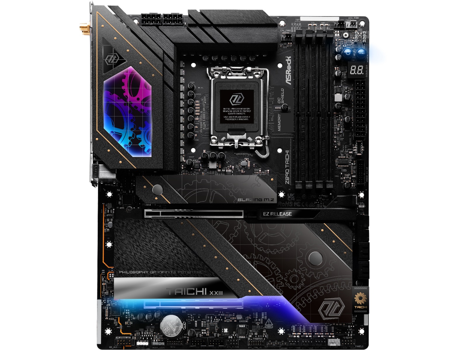 ASRock Z890 TAICHI Bundkort Intel Socket