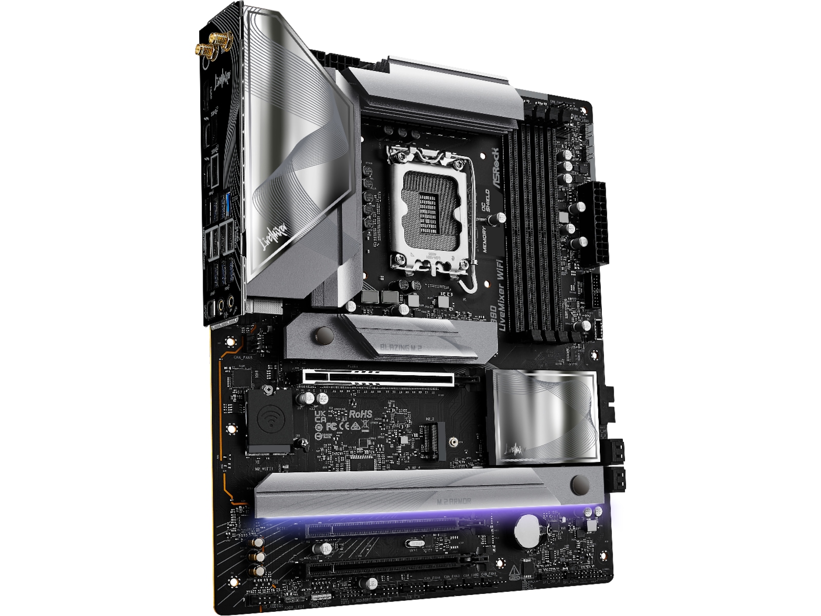 ASRock Z890 LIVEMIXER WIFI Bundkort Intel Socket