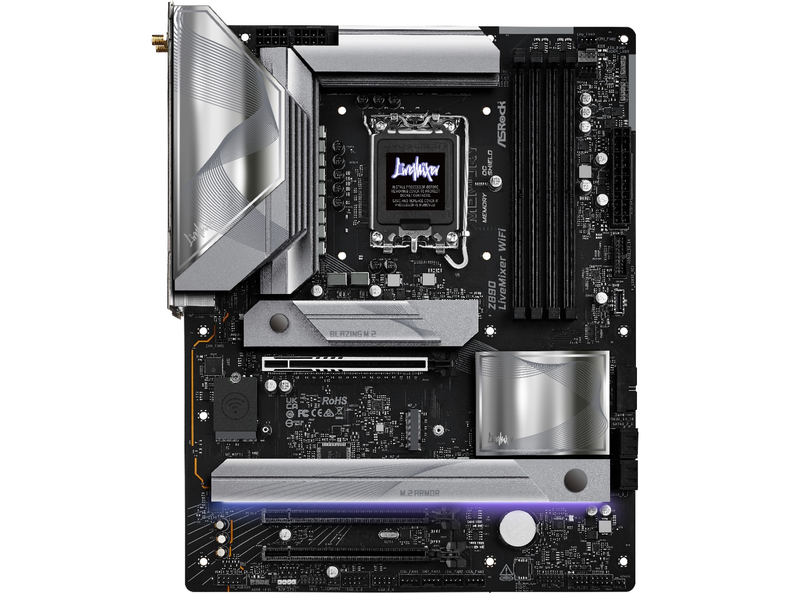 ASRock Z890 LIVEMIXER WIFI Bundkort Intel Socket
