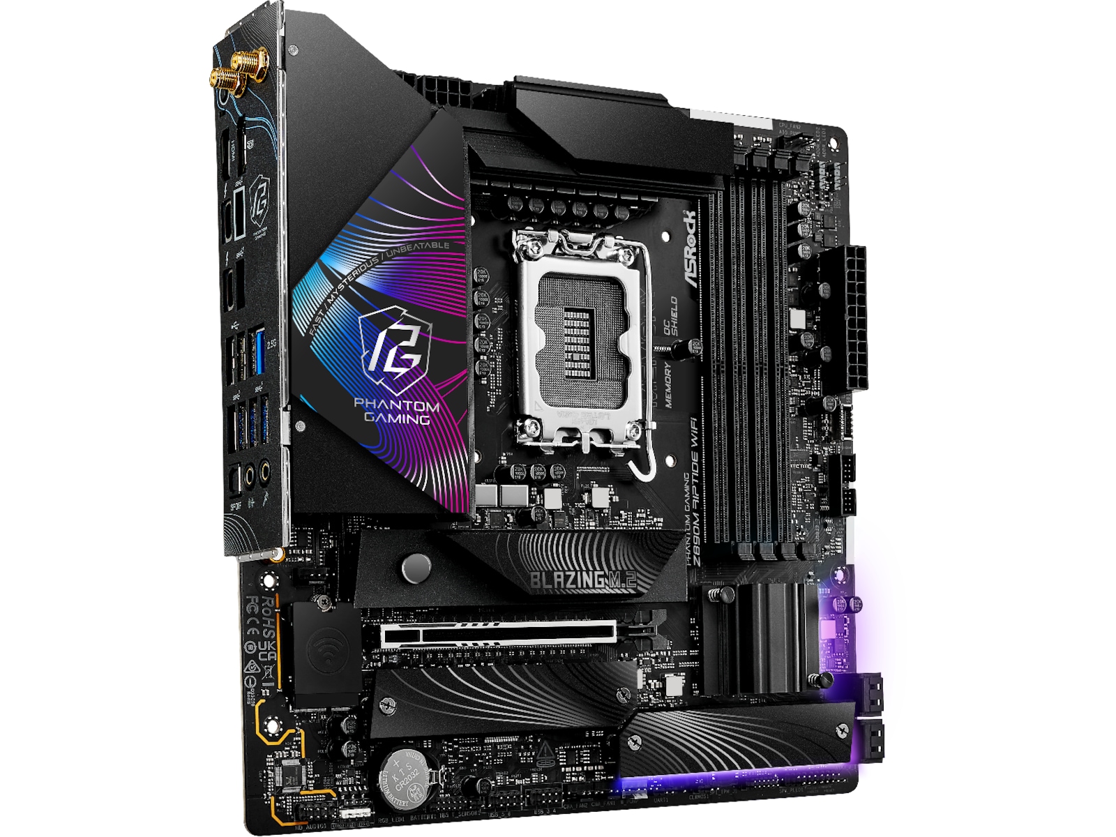 ASRock Z890M RIPTIDE WIFI Hovedkort Intel Socket