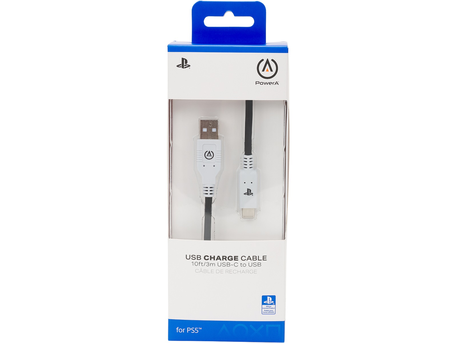 PowerA USB-C kabel til PS5 (sort/hvid) USB-kabler