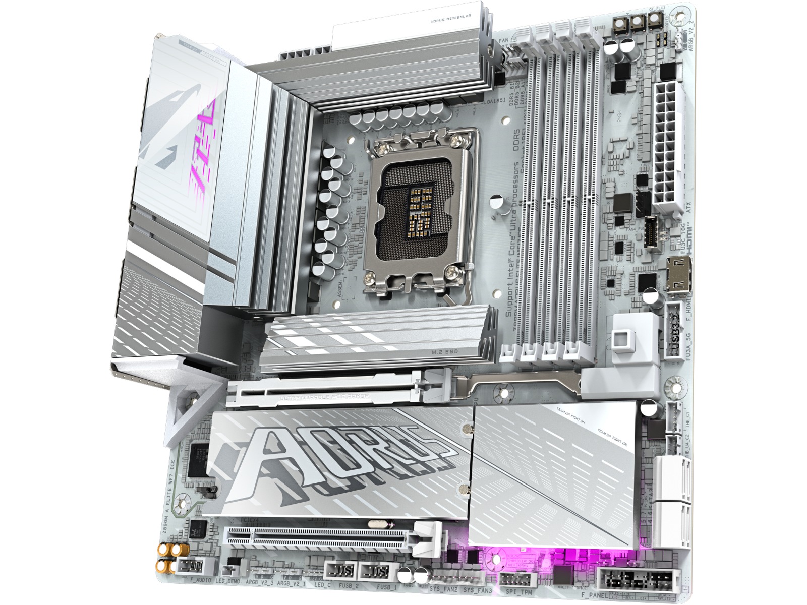 GIGABYTE Z890M A ELITE WF7 ICE Bundkort Intel Socket